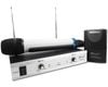 Kit microfon wireless VHF, cu un microfon + o lavaliera wireless