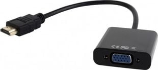Cablu adaptor de la HDMI Tata la VGA Mama + Jack Audio 3.5 mm