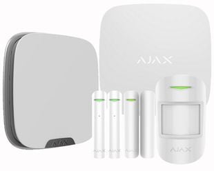 Kit sistem de alarma IP / GSM Wireless, Ajax, 5 elemente, Simplu de instalat KIT-AJAX-4Z-SF-G