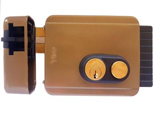 Yala aplicata stanga, de exterior, cu buton, 12V VIRO