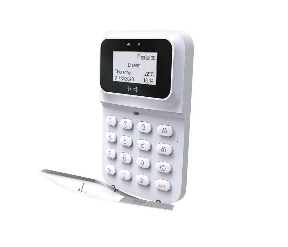 Tastatura wireless pentru alarma Heyi, cititor card RFID, HY-305E