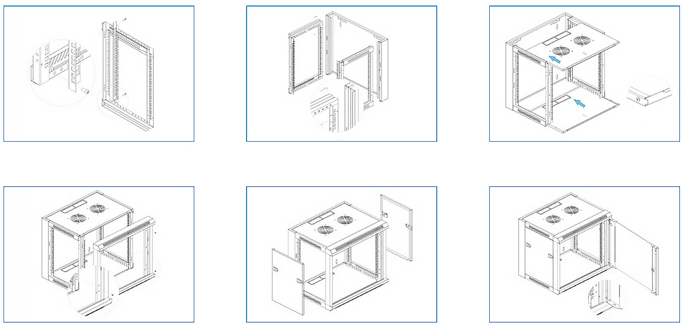 instalare rack