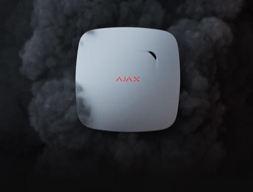 senzor de fum stanalone ajax cu conexiune wireless