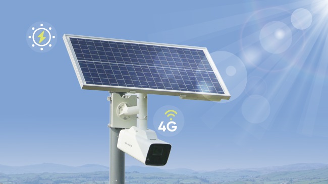 camera 4G cu panou solar si baterie Hikvision