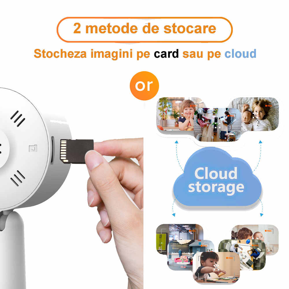 stocare card microSD sau Cloud