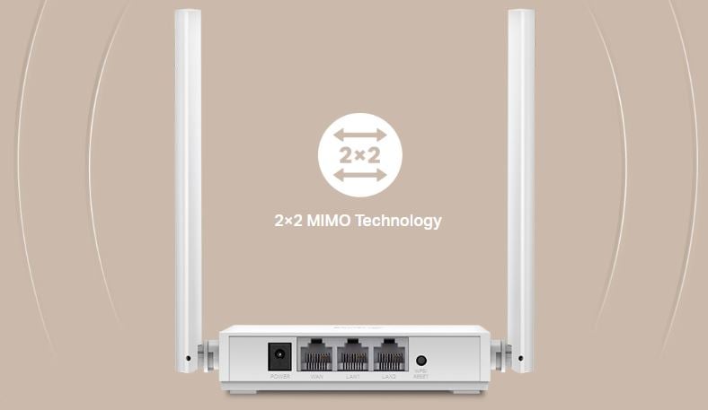 TL-WR820N router cu 2 antene 5dBi