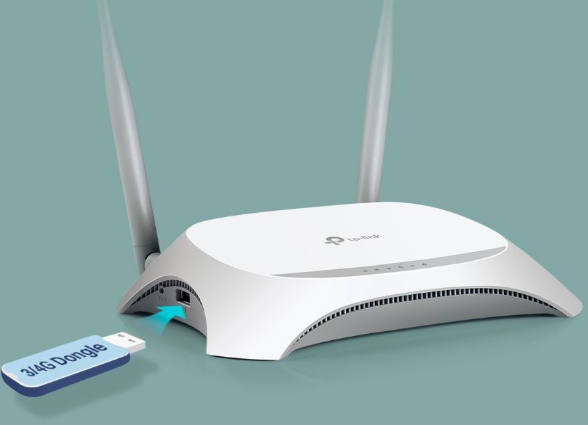 TL-MR3420 router Tp-Link, stick SIM