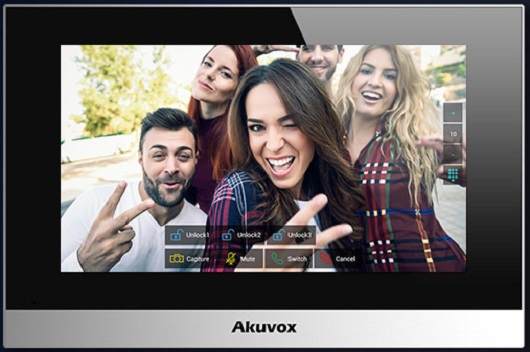 post de interior akuvox c315w control
