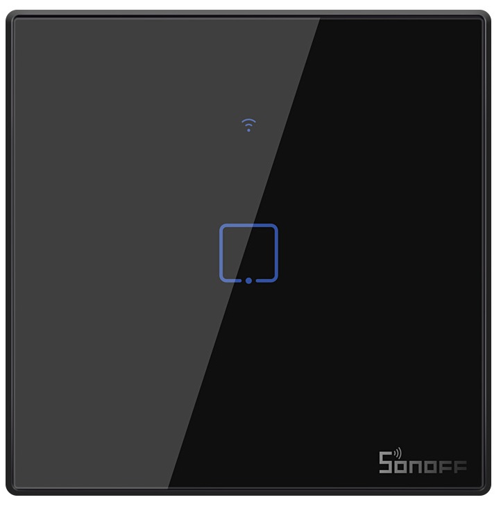 Intrerupator Wifi + RF incastrabil Negru 1 circuit SONOFF SONOFF-TXT3EU1C