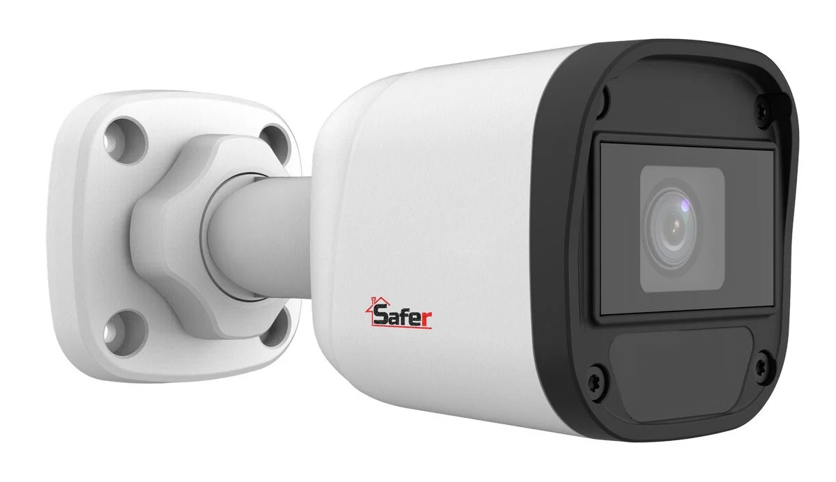 Camera de supraveghere HDCVI pentru exterior, Full HD 2MP, 2.8m, IR 20m, IP67, Safer SAF-BP2MP20F28(U)