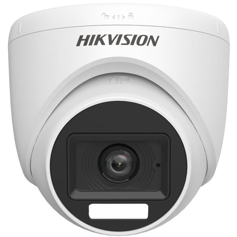 Camera de supraveghere pentru interior, Hikvision Hybrid, 3K 5MP, 2.8 mm, Iluminare duala 20m, Audio, DS-2CE76K0T-LPFS(2.8MM)