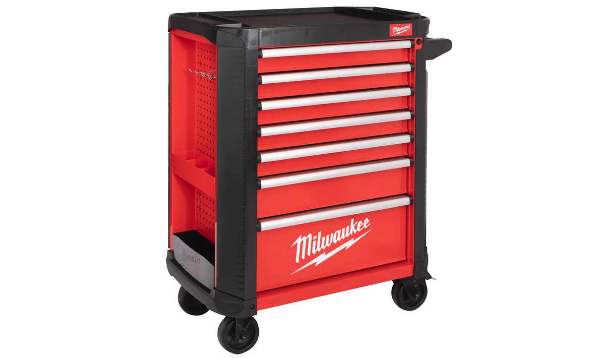 Dulap de scule mobil Milwaukee, 78cm, 7 sertare, capacitate 800kg, metalic, 4932478849