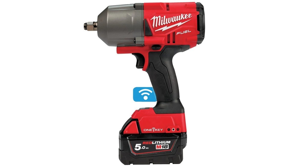 Cheie de impact 1/2 inch Milwaukee M18 ONEFHIWF12, 1356Nm, 2100 ipm, 2x acumulatori, incarcator, tehnologie ONE KEY, 4933459727