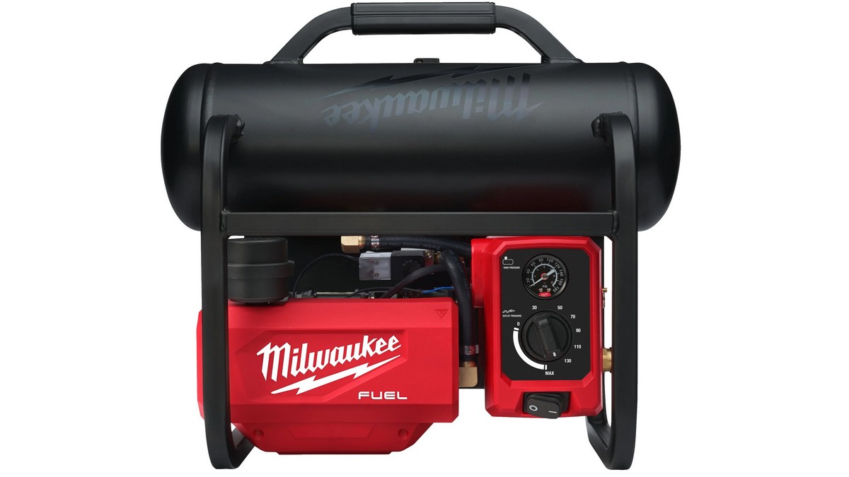 Compresor de aer M18 FUEL Milwaukee, capacitate 7.6L, debit aer 48L/min, presiune 9.31/135bar/psi, 4933472166