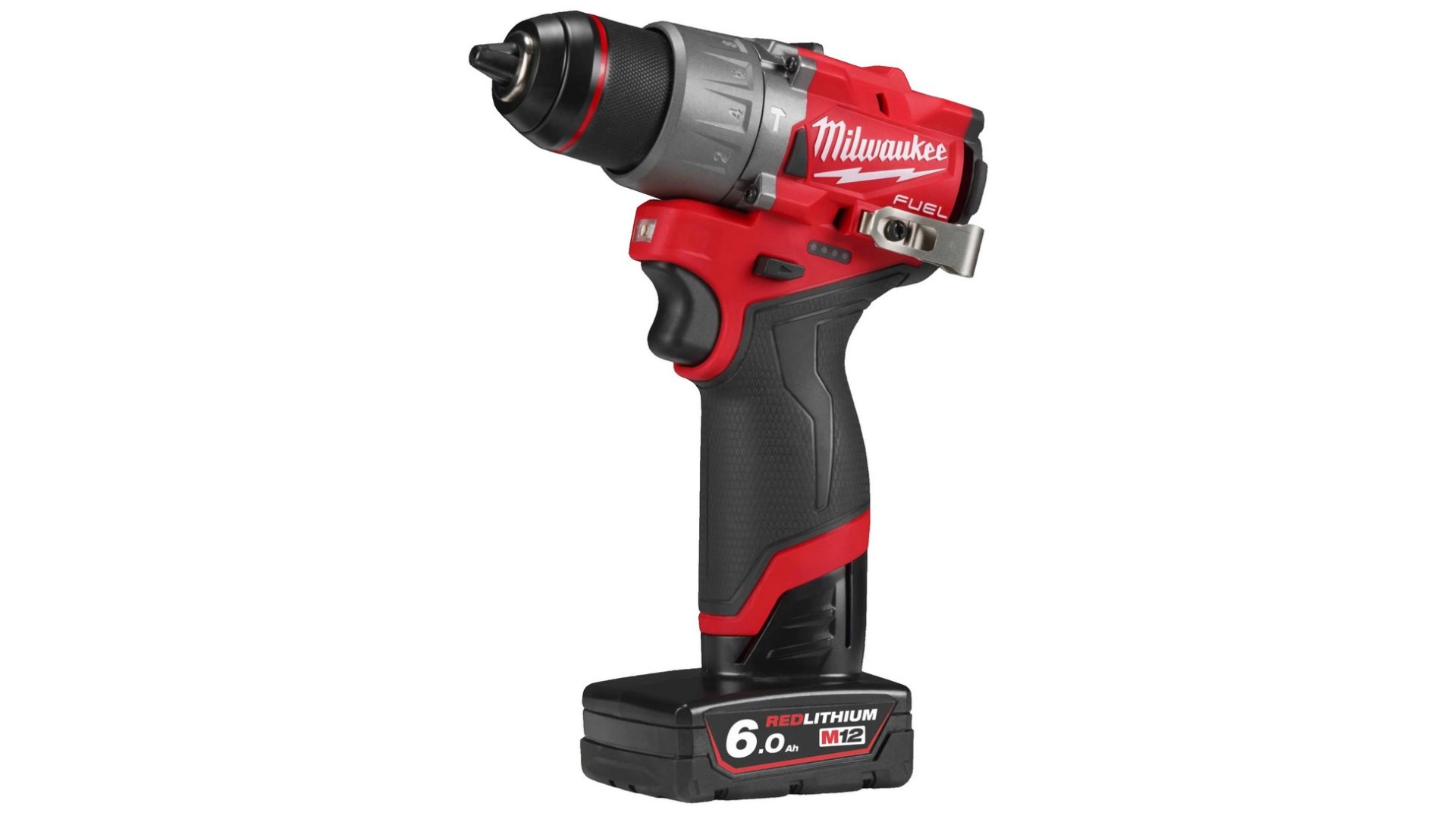 Masina de gaurit cu percutie Milwaukee M12 B6 FUEL, 12V, 45 Nm, cu 2 acumulatori si incarcator C12C, 4933479870