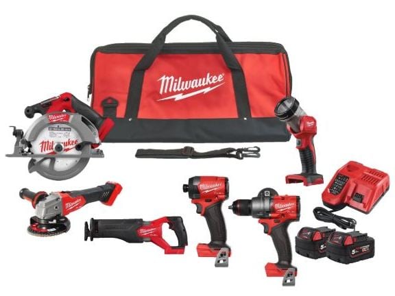 Set scule M18 Milwaukee, pentru insurubat si taiat, 4933498658