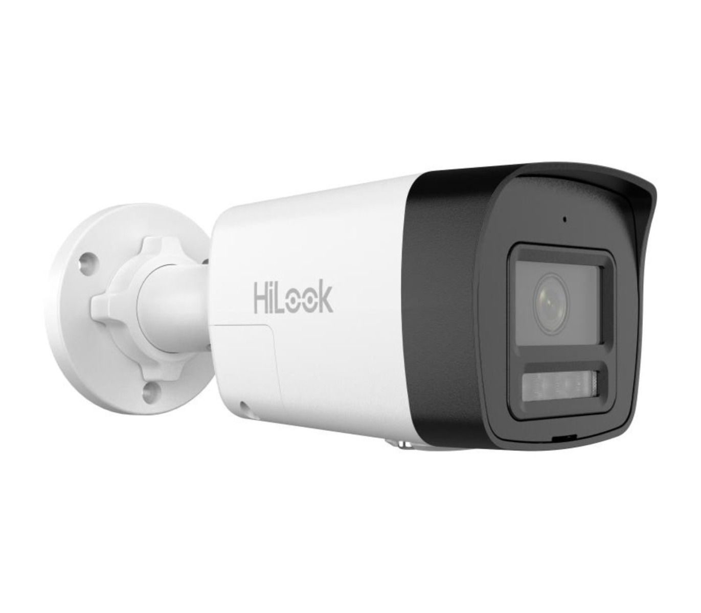 Camera supraveghere IP Hikvision HiLook IPC-B180HAP-LUF/SL, 8 MP, 2.8 mm, Iluminare duala, PoE, IP67, Microfon