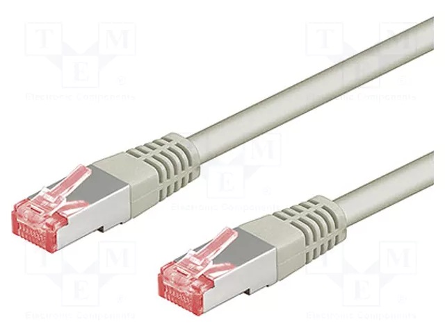 Patchcord retea CAT6, 1M, SFTP, Gri, S/FTP6A-CU-010GY