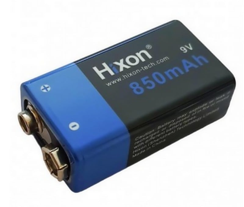 Acumulator Li-ion 9V, 850 mAh, Hixon H850B1