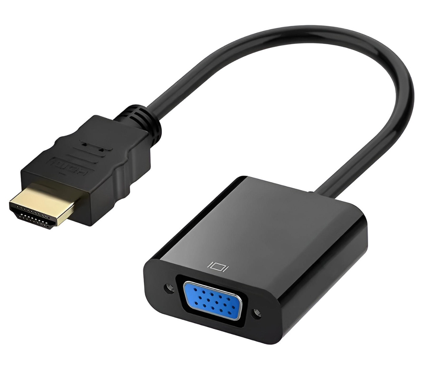 Adaptor HDMI la VGA, tata-mama, placat cu aur, 20cm, Safer SAF-HDMIVGAD70