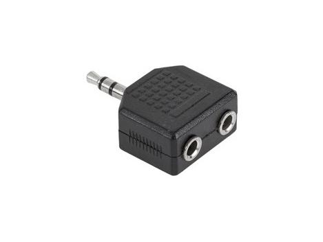 Adaptor Jack 3.5 tata la 2 x Jack 3.5 mama STEREO, ZLA0293