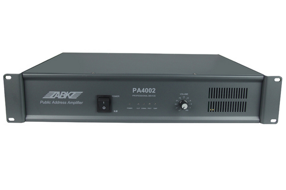 Amplificator de putere PA DSPPA PA4002, putere de 450W, 100V, impedanta 4-16 ohmi