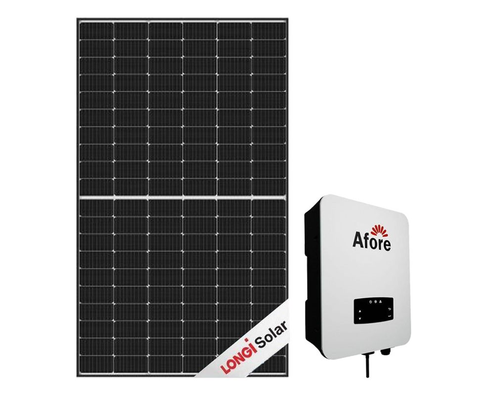 Kit energie verde fotovoltaica, cu panouri Longi si invertor solar Afore, 5.3 KW, BNT005KTL+LR4