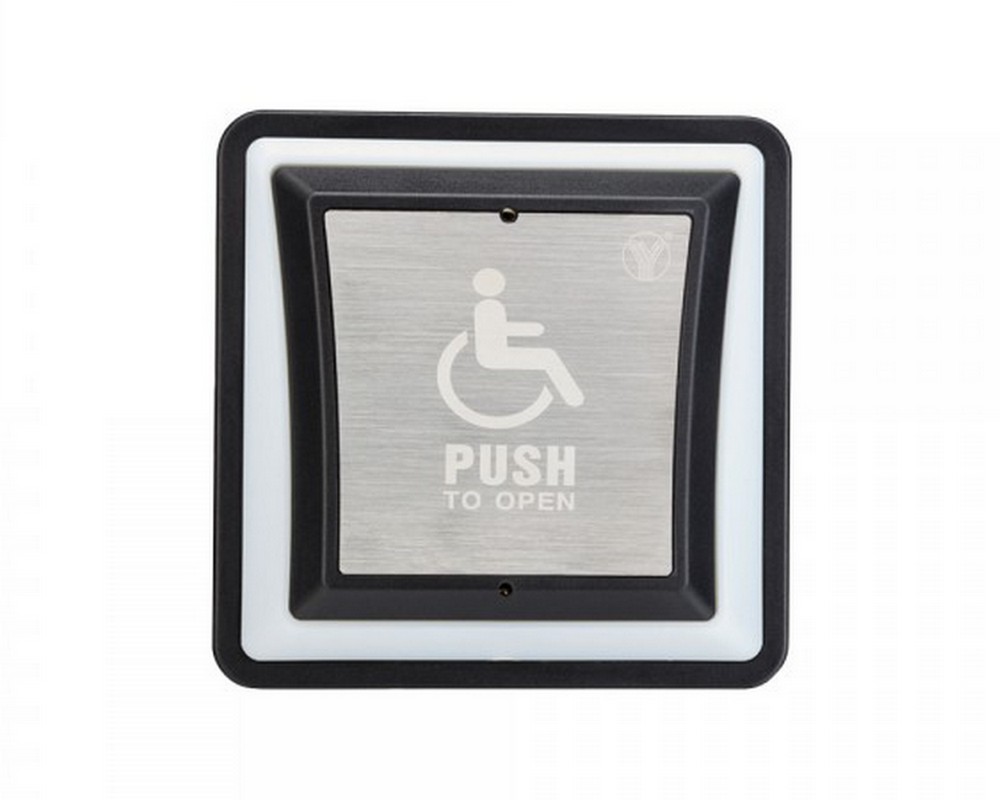 Buton de iesire pentru persoane cu dizabilitati, LED bicolor, NO-COM-NC, PBK-871(LED)