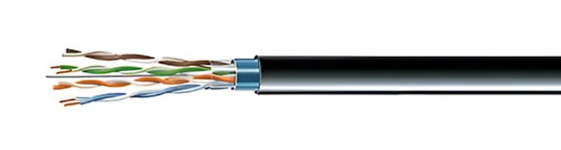 Cablu FTP CAT5E, din cupru, 4x2x24AWG, rola 305m, Safer ADM-FTP5E-4X2X24-305MPE