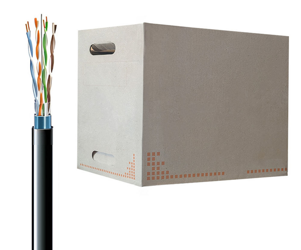 Cablu FTP CAT5E, din cupru, 4x2x24AWG, rola 305m, Safer ADM-FTP5E-4X2X24-305MPE