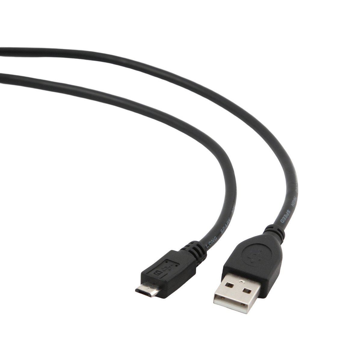 Cablu USB 2.0 ecranat, USB-A la Micro-USB, 1.8m, Gembird CCP-mUSB2-AMBM-6