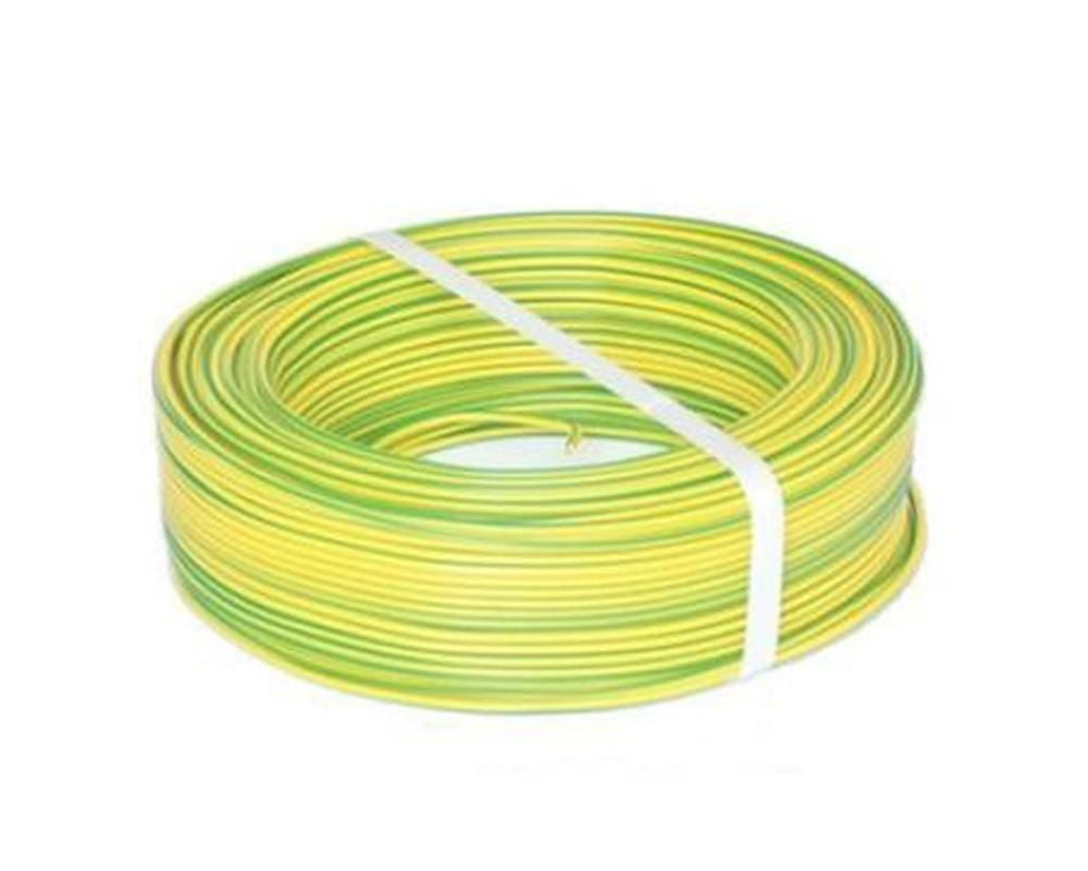 Cablu conductor flexibil MYF 4mm, 100m, galben-verde, cupru, MYF4-GALBENVERDE