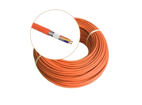 Cablu incendiu JHSTH E90, 4x2x0.8, manta ignifuga, rola 100m, JHSTH-4x2x0.8-E90