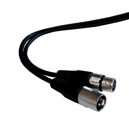 Cablu audio XLR Mama - XLR Tata, lungime 5 metri, Negru, CM5XXF