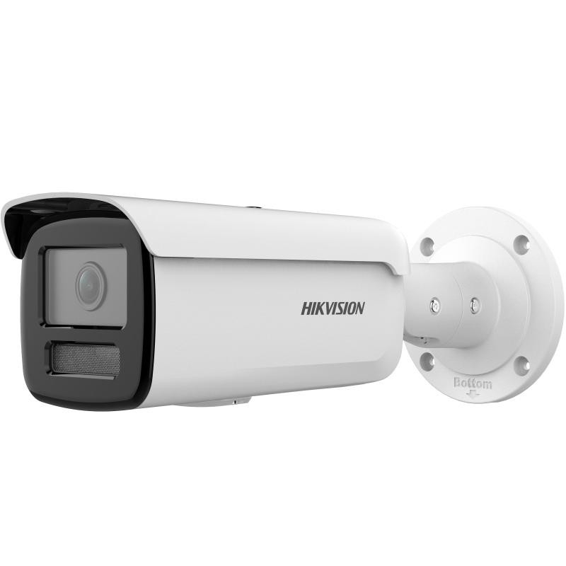 Camera de exterior IP, AcuSense, 2MP, DarkFighter, lentila 2.8mm, IR 80m, Slot microSD, PoE, IP67, Hikvision DS-2CD2T26G2-4I(2.8)(D)