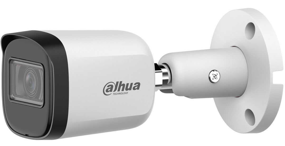 Camera de supraveghere HDCVI pentru exterior Dahua Eco Series, 2 MP, IR 30 m, 3.6 mm, IP67, HAC-B2A21-U-0360B