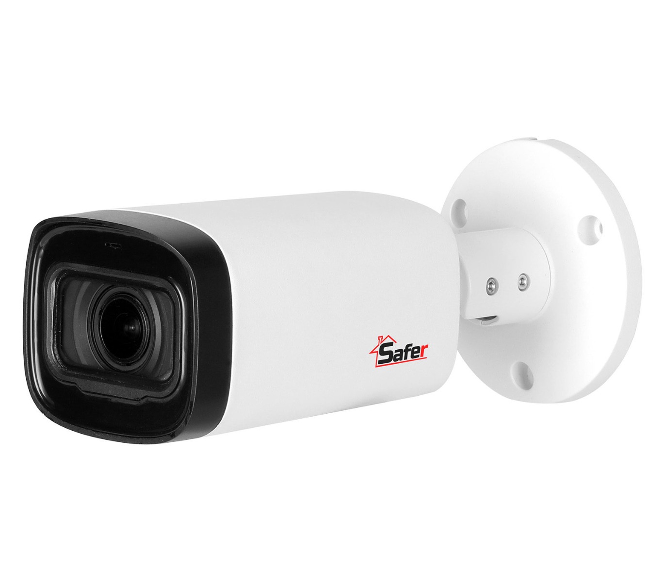 Camera de supraveghere pentru exterior, 2MP Full HD, zoom motorizat 2.7 - 12mm, IR 80m, Safer SAF-BM2MP80VZ-A