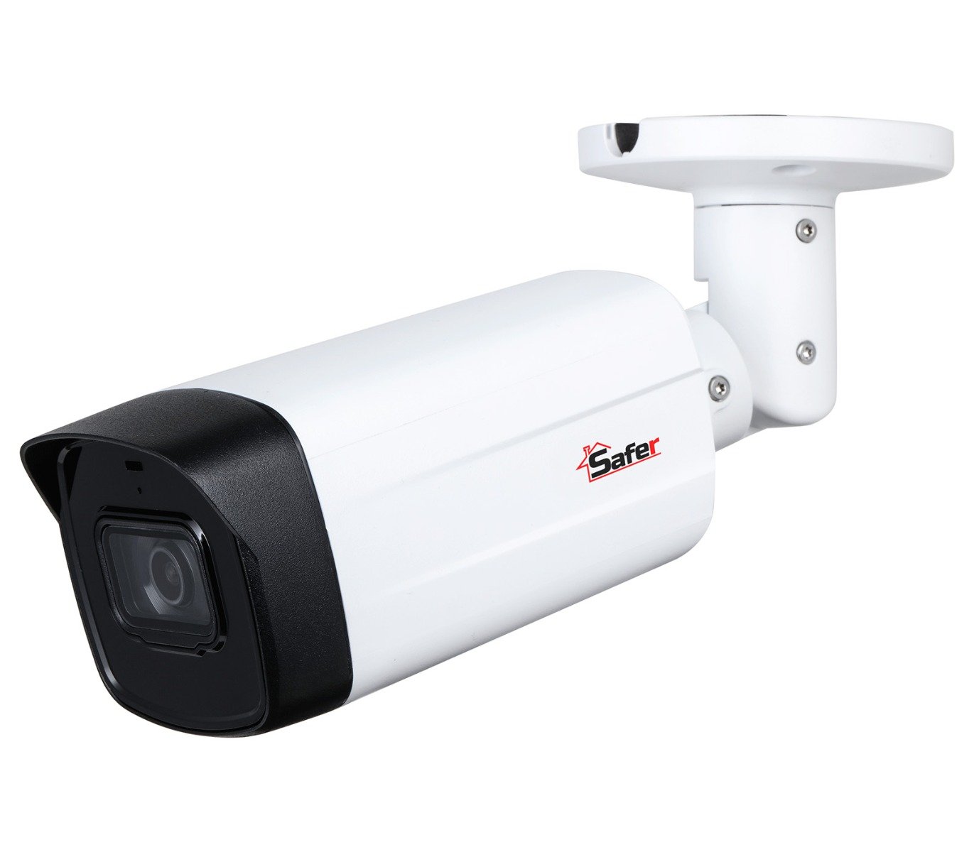 Camera de supraveghere pentru exterior HDCVI, Full HD 2MP, 3.6mm, IR 80m, Microfon, IP67, Safer SAF-BM2MP80F36TH-A