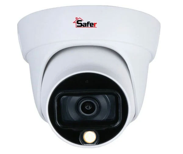 Camera de supraveghere interior Full Color, 5MP, 2.8mm, LED 20 metri, Safer SAF-DM5MP20F28-LED