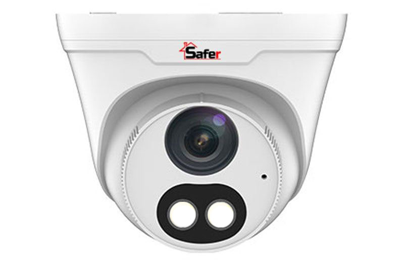 Camera supraveghere IP, 2MP, Full Color LED si IR, 2.8mm, PoE, Microfon si difuzor, MicroSD, IP67, Safer SAF-IPCDM2MP30-LED28