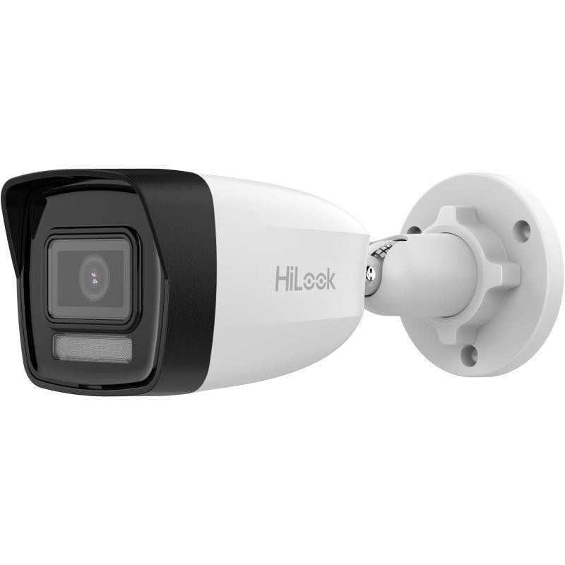 Camera supraveghere IP Hikvision HiLook IPC-B180HA-LU, 2MP, Iluminare duala 30m, 2.8mm, Microfon, IP67