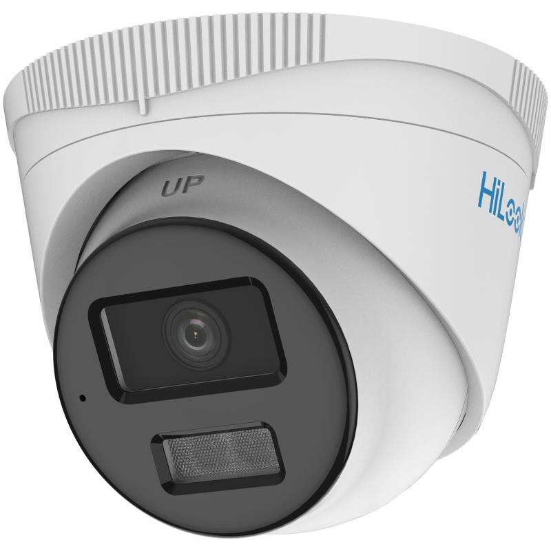 Camera supraveghere IP Hikvision HiLook IPC-T249HA-LU, 4MP, Iluminare duala 30m, 2.8mm, ColorVu, Microfon, PoE, IP67