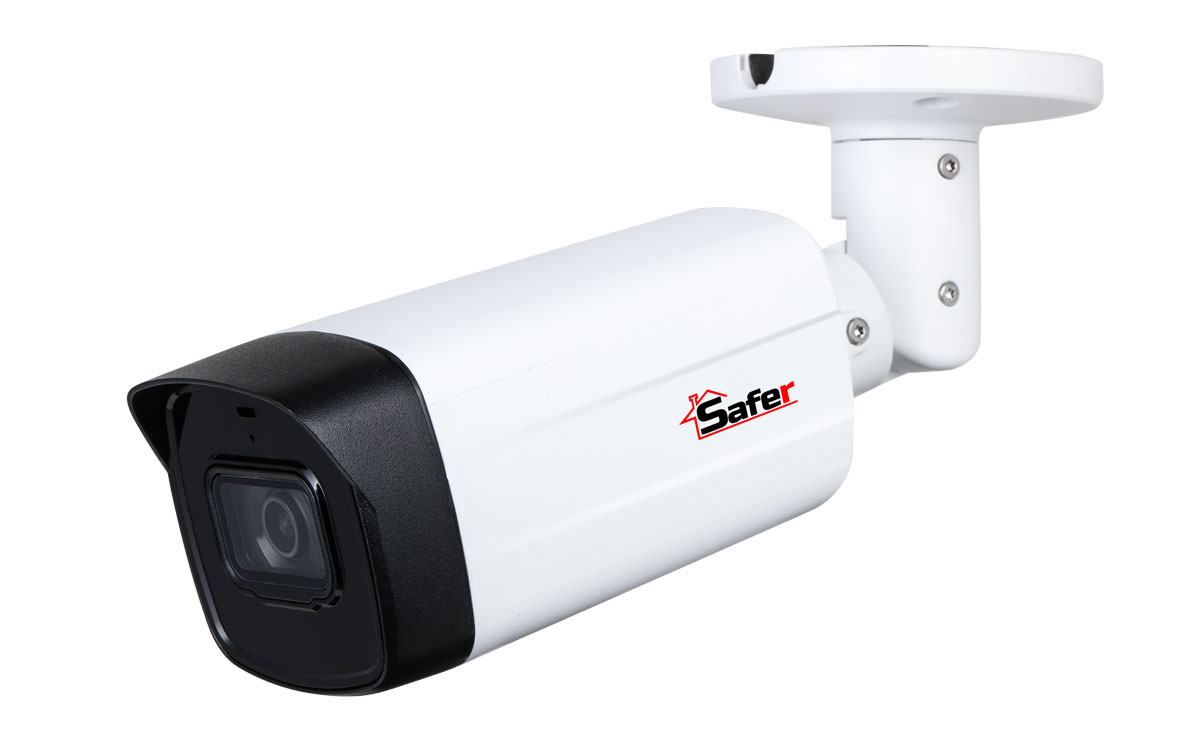 Camera de supraveghere HDCVI pentru exterior, 2MP Full HD, 3.6 mm, IR 80m, IP67, Safer SAF-BM2MP80F36TH