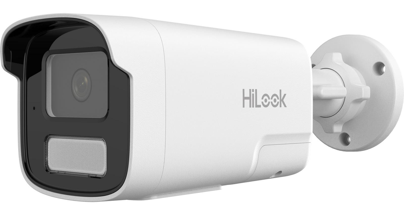 Camera supraveghere IP Hikvision HiLook IPC-B460HA-LUF/SL(4mm), 6MP, 4mm, Iluminare duala 50m, Audio, PoE, IP67, Slot MicroSD