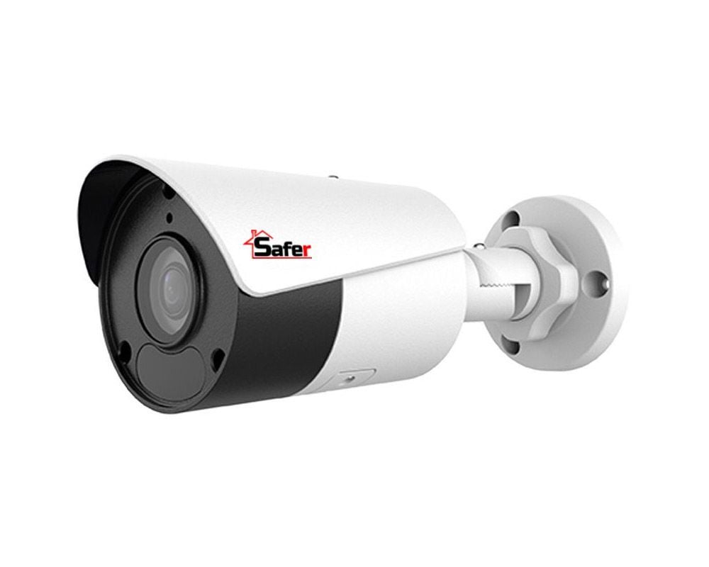 Camera de exterior IP, 5MP, IR 50m, lentila 2.8 mm, PoE, Microfon, MicroSD, Safer SAF-IPCBM5MP50ES-28