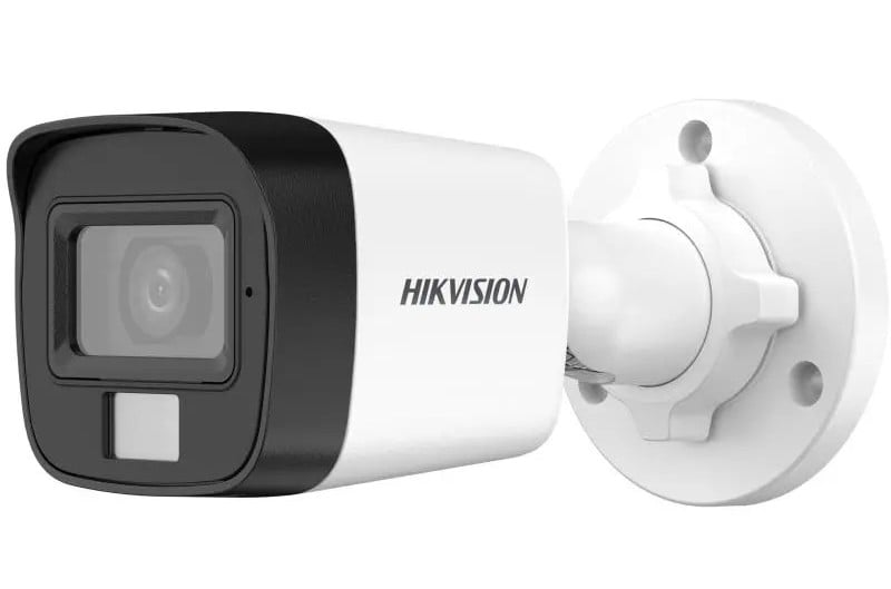 Camera bullet TurboHD, 2MP Full HD, Lentila 2.8mm, Iluminare LED si IR, Microfon, IP67, Hikvision DS-2CE16D0T-LFS(2.8mm)