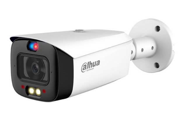Camera IP Dahua Wizsense, 5MP, lentila 3.6mm, Iluminare duala IR si LED 30m, Alarma optica si acustica, PoE, IP67, IPC-HFW3549T1-AS-PV-0360B-S4