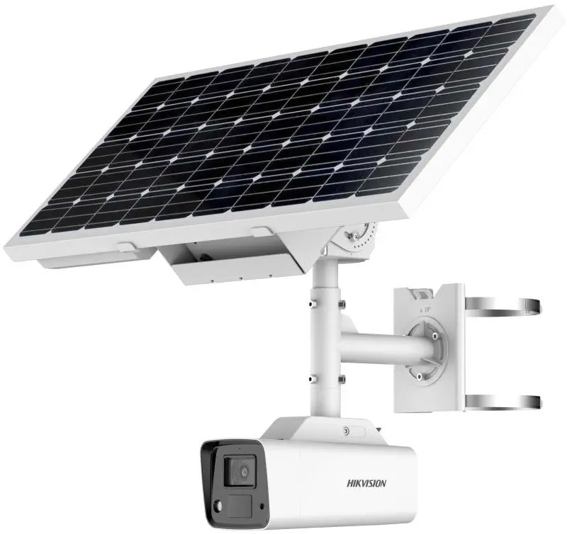 Camera de supraveghere 4G cu Baterie si Panou solar, 4MP LED 30m, Hikvision DS-2XS2T47G1-LDH/4G/C18S40 24/7, rezistenta fizica sporita