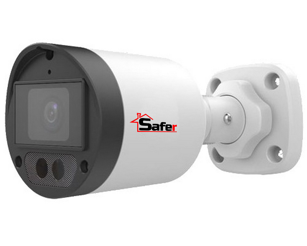 Camera de supraveghere, 5 MP, IR 40 m, 2.8mm, LightHunter, Safer, SAF-BP5MP30F28-LH-A(U)