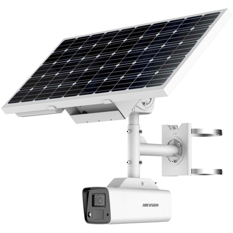 Camera de supraveghere 4G cu Baterie si Panou solar, 4MP LED 30m, Hikvision DS-2XS2T47G1-LDH6/4G